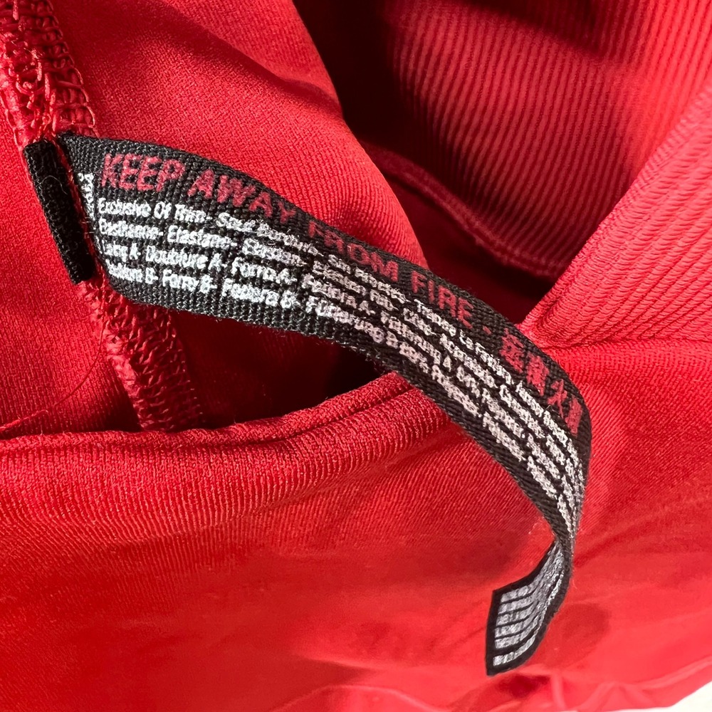 Free People Movement Hot Shot Reversible Onesie Red Ribbed Athletic Bodysuit L - Picture 4 of 7